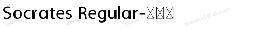 Socrates Regular字体转换